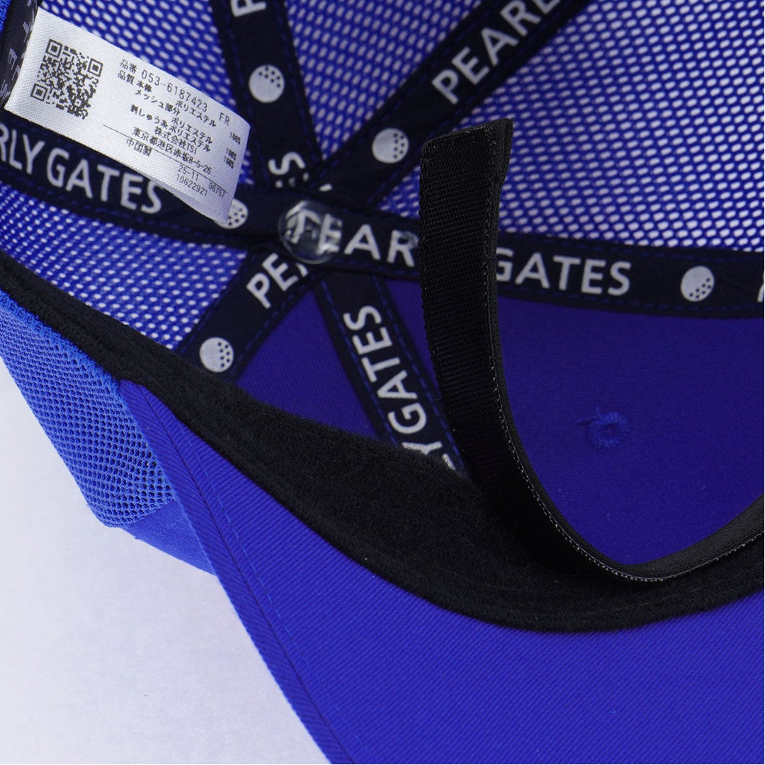 [パーリーゲイツ]メンズ 【PG is PG】メッシュ×リサイクルツイルキャップ (UNISEX)　詳細5