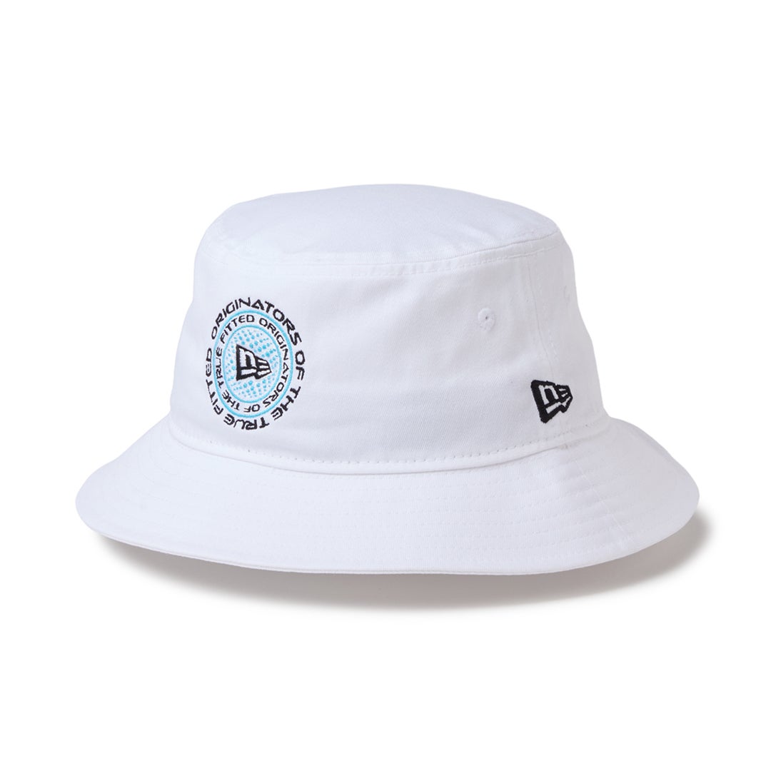 [ニューエラ]メンズ GF BUCKET01 CIRCLE LOGO WHI　詳細1