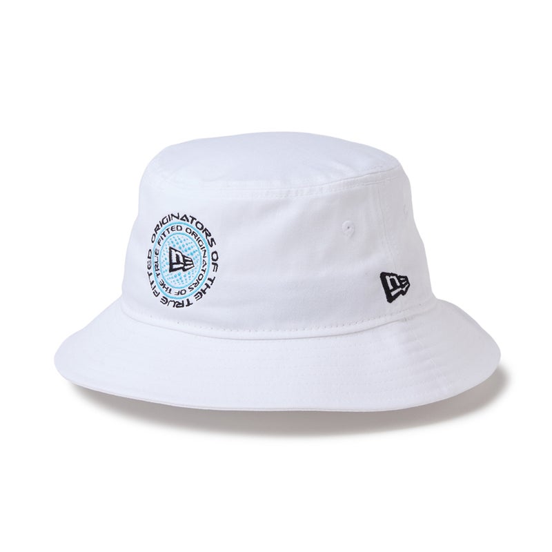 [ニューエラ]メンズ GF BUCKET01 CIRCLE LOGO WHI　詳細1