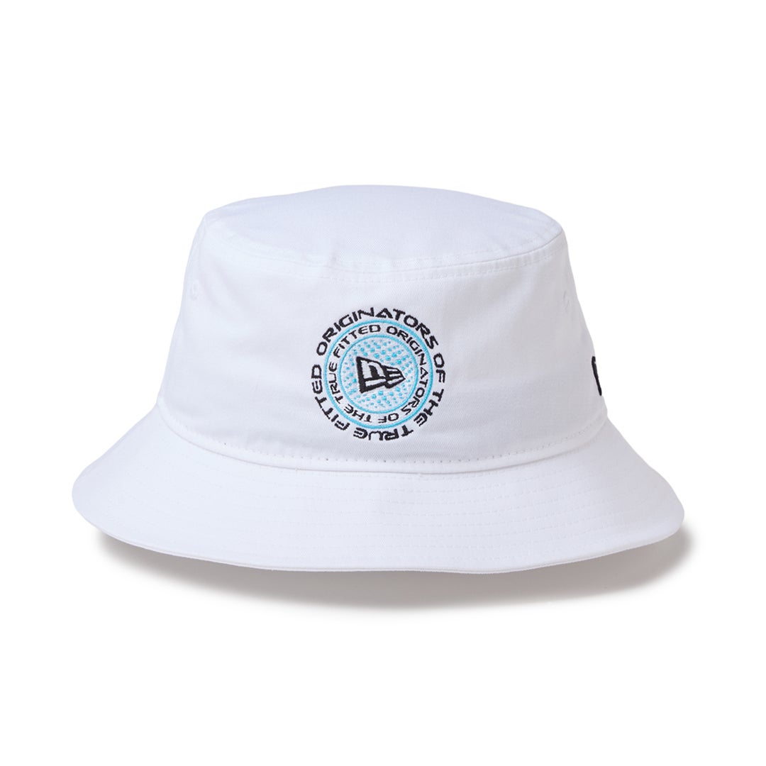 [ニューエラ]メンズ GF BUCKET01 CIRCLE LOGO WHI　詳細3