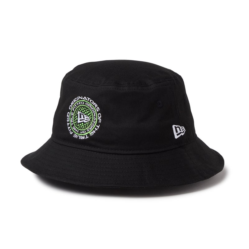 [ニューエラ]メンズ GF BUCKET01 CIRCLE LOGO BLK　詳細1