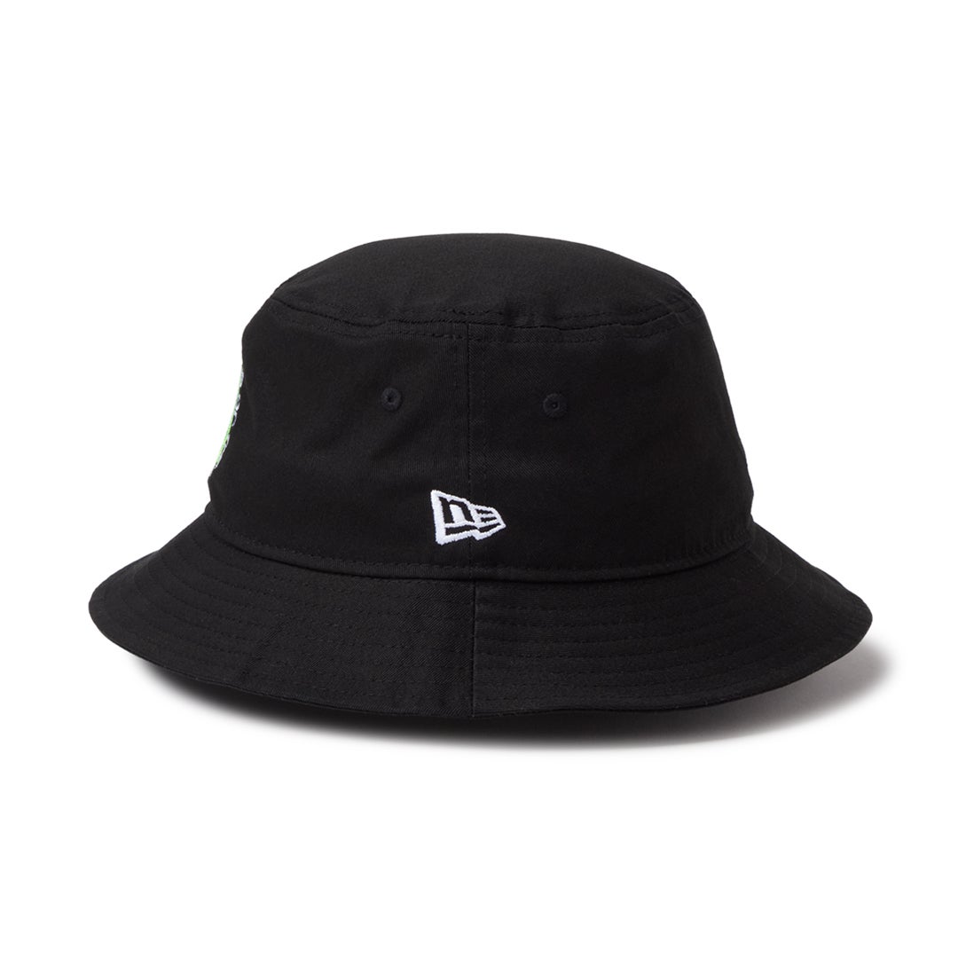 [ニューエラ]メンズ GF BUCKET01 CIRCLE LOGO BLK　詳細2
