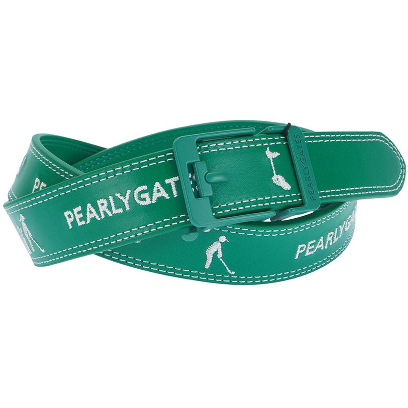 [パーリーゲイツ]ユニセックス ゴルファー柄フリーバックルBELT　詳細1