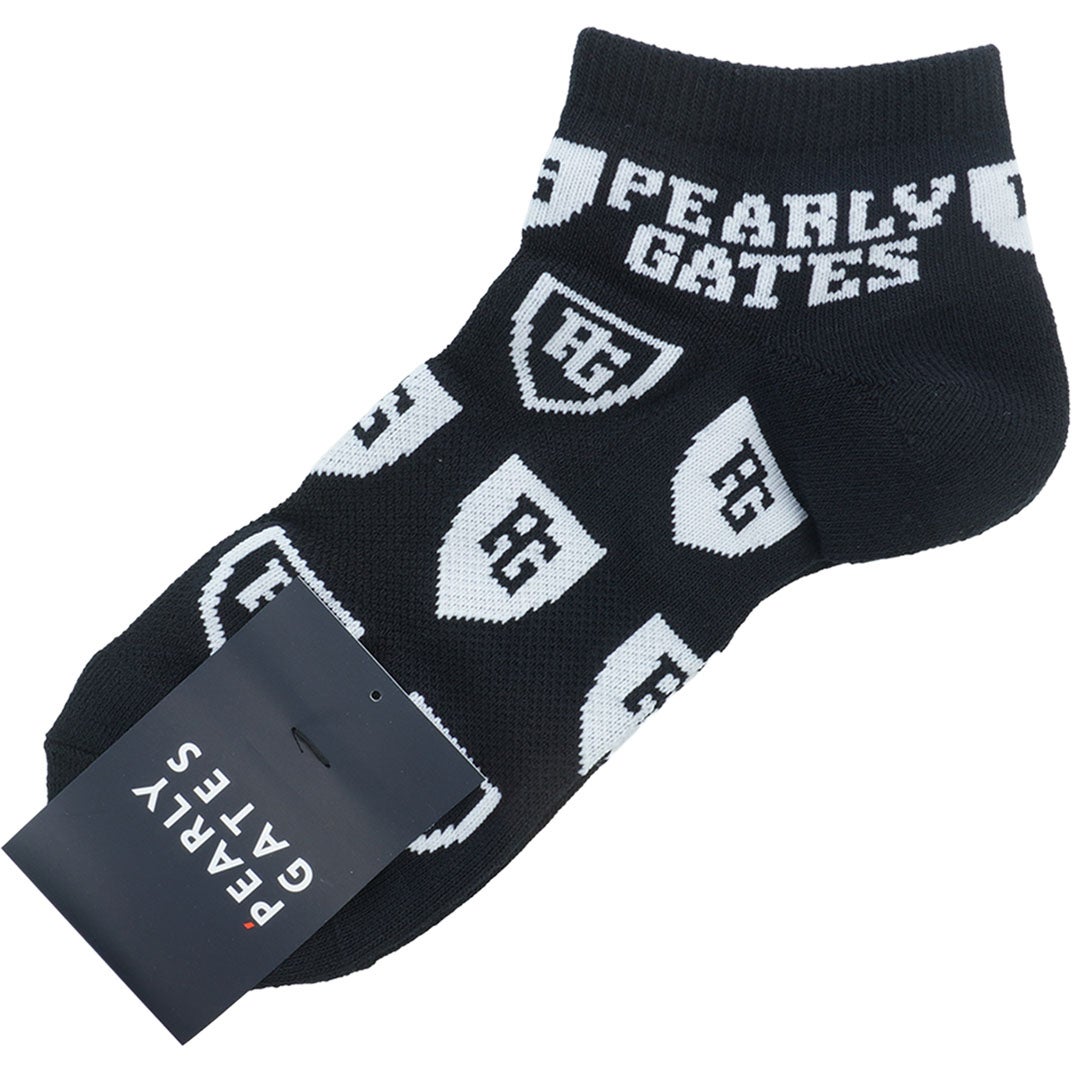 [パーリーゲイツ]メンズ エンブレム総柄アンクルSOX　詳細2