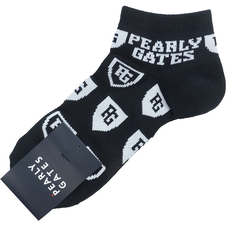 [パーリーゲイツ]メンズ エンブレム総柄アンクルSOX　詳細2
