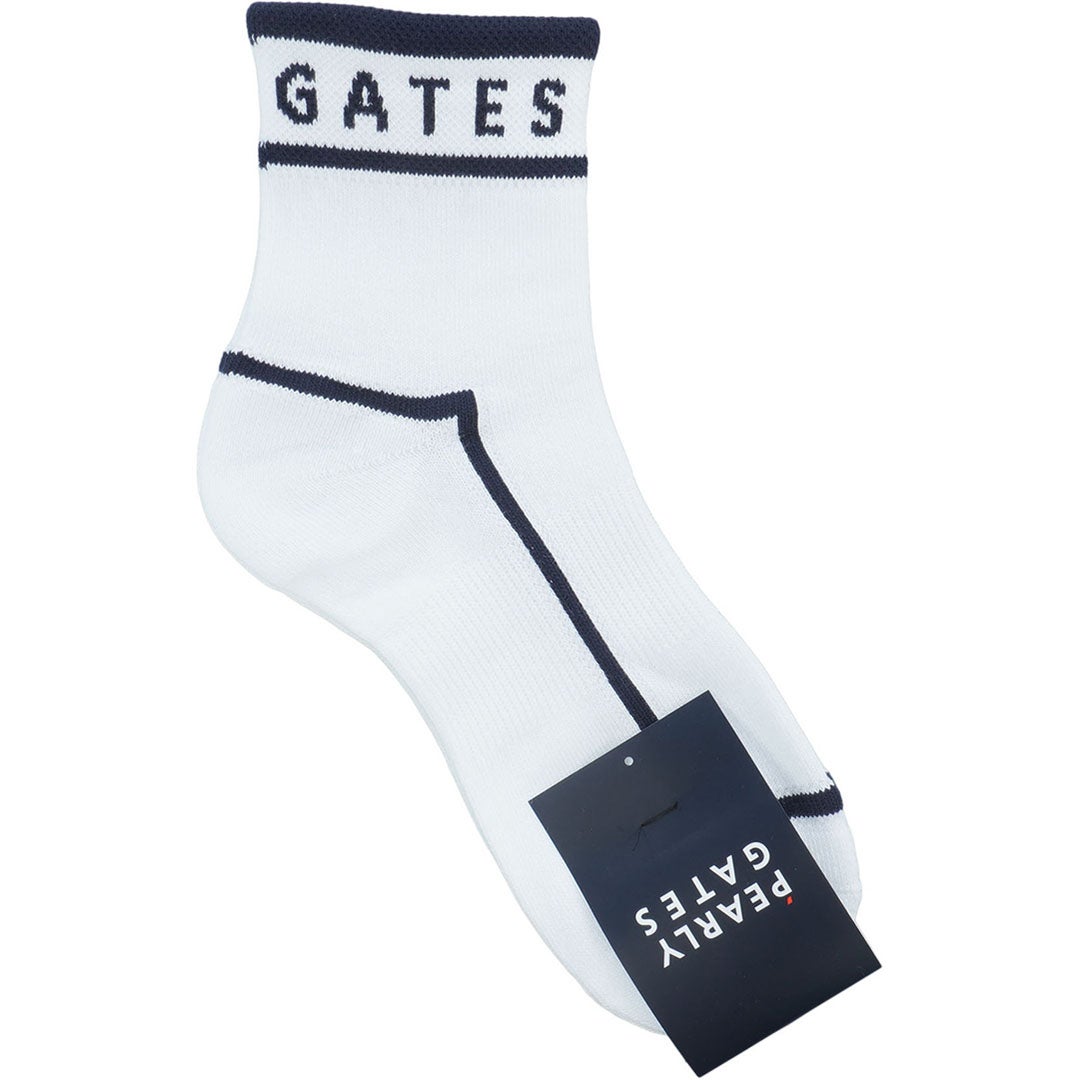 [パーリーゲイツ]レディース パイピングショートSOX　詳細1