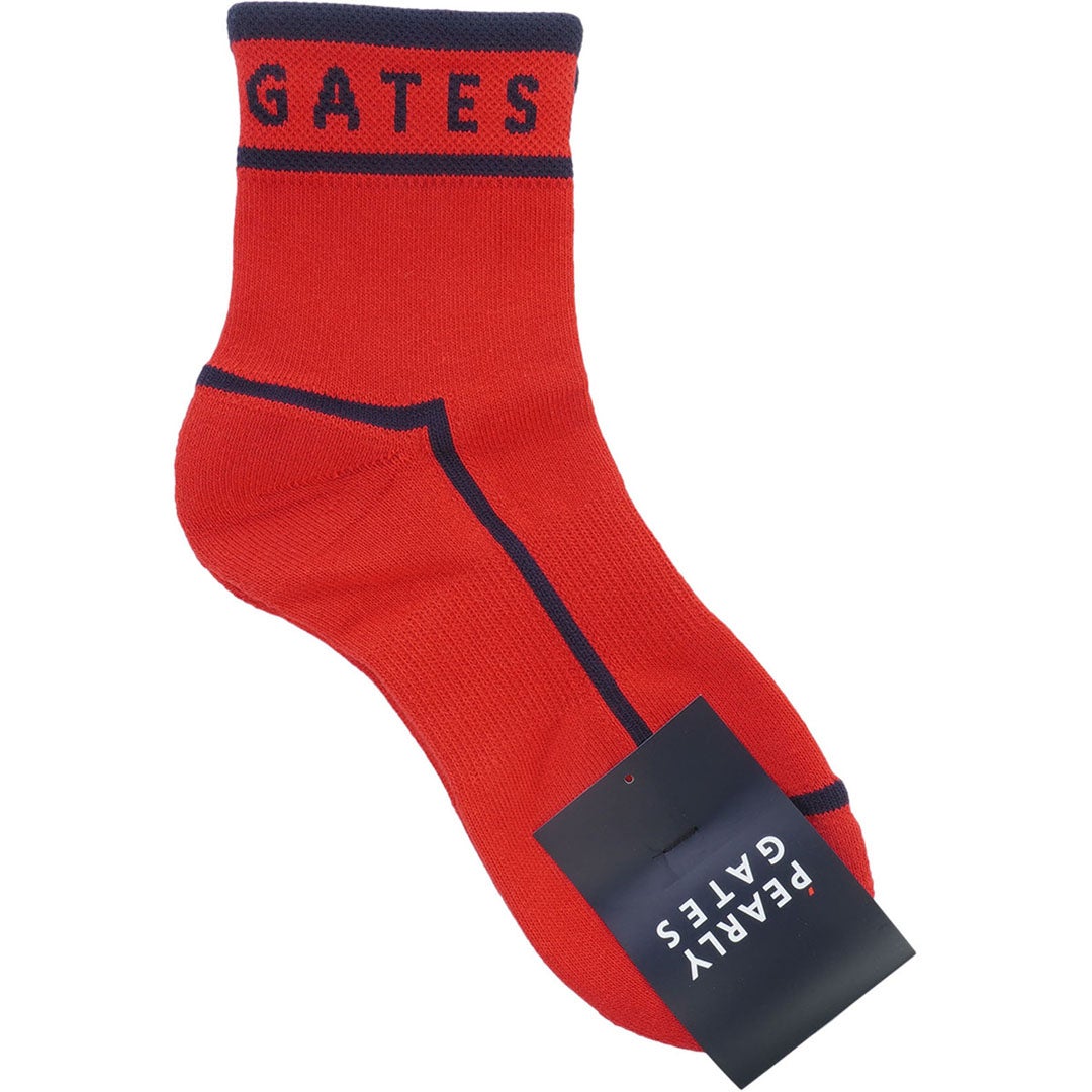 [パーリーゲイツ]レディース パイピングショートSOX　詳細3