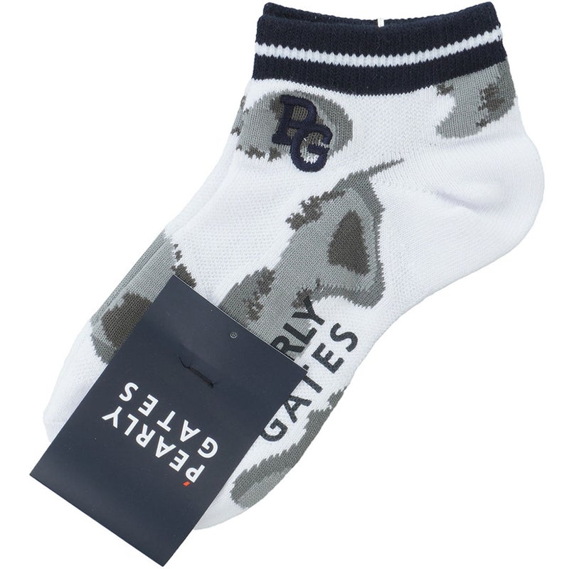 [パーリーゲイツ]レディース ゴルフ場柄アンクルSOX　詳細1