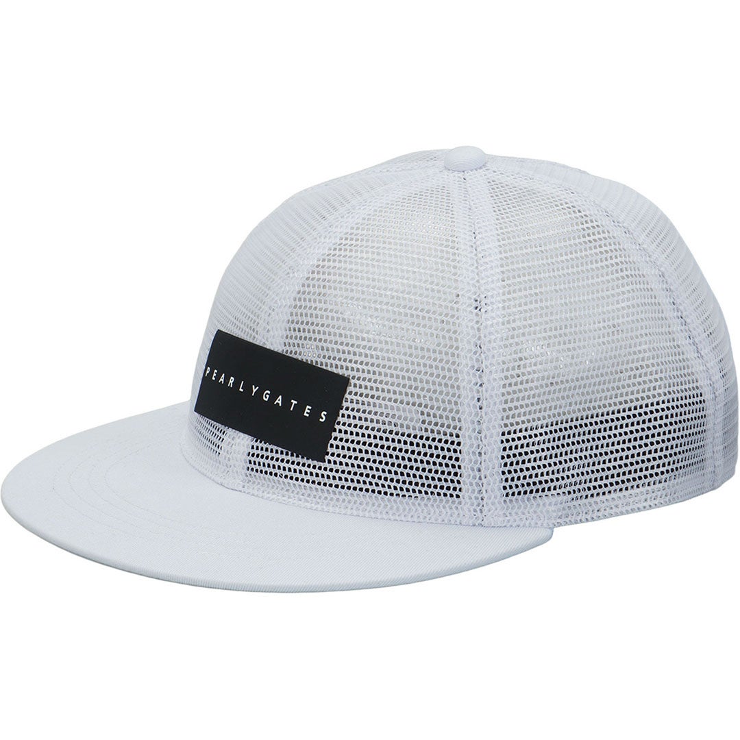 [パーリーゲイツ]メンズ ALLメッシュフラットブリムCAP　詳細1