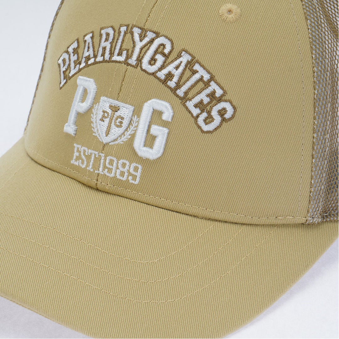 [パーリーゲイツ]メンズ カレッジロゴメッシュツイルCAP　詳細5