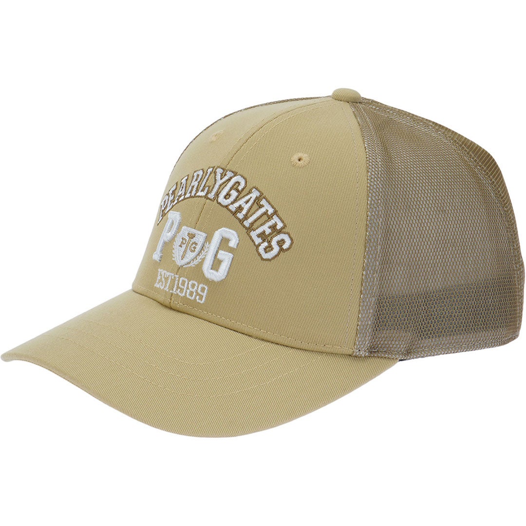 [パーリーゲイツ]メンズ カレッジロゴメッシュツイルCAP　詳細6