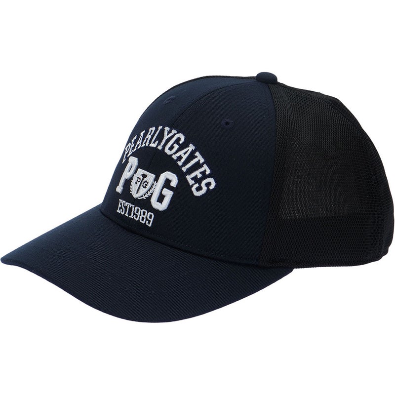 [パーリーゲイツ]メンズ カレッジロゴメッシュツイルCAP　詳細7
