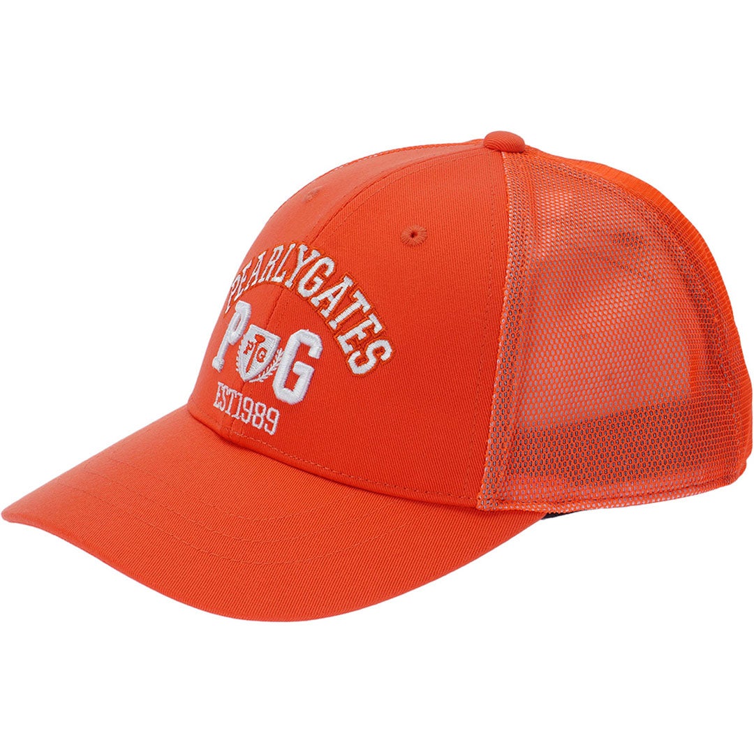 [パーリーゲイツ]メンズ カレッジロゴメッシュツイルCAP　詳細8