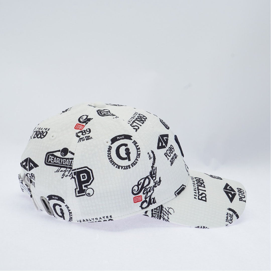 [パーリーゲイツ]メンズ カレッジロゴ柄サッカーCAP　詳細2