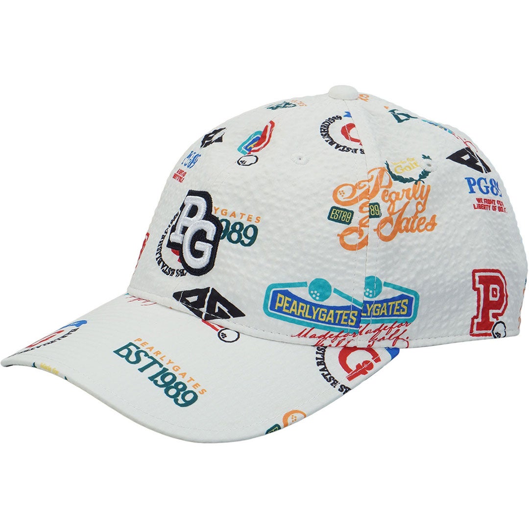 [パーリーゲイツ]メンズ カレッジロゴ柄サッカーCAP　詳細6