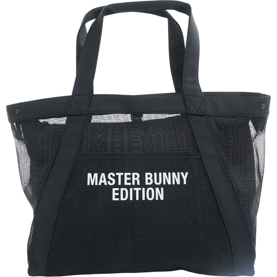 MASTER BUNNY EDITION マスターバニーエディション メンズ レディース ユニセックス リピートロゴメッシュトートBAG MBMG62FF ブラック 詳細2