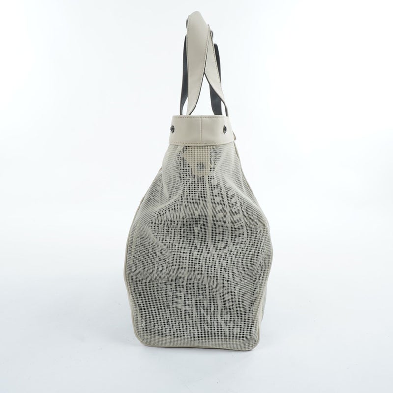 MASTER BUNNY EDITION マスターバニーエディション メンズ レディース ユニセックス リピートロゴメッシュトートBAG MBMG62FF ベージュ 詳細3