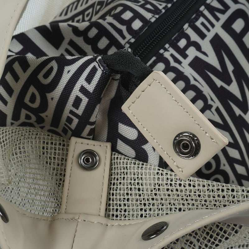 MASTER BUNNY EDITION マスターバニーエディション メンズ レディース ユニセックス リピートロゴメッシュトートBAG MBMG62FF ベージュ 詳細5