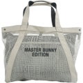MASTER BUNNY EDITION マスターバニーエディション メンズ レディース ユニセックス リピートロゴメッシュトートBAG MBMG62FF ベージュ 詳細9