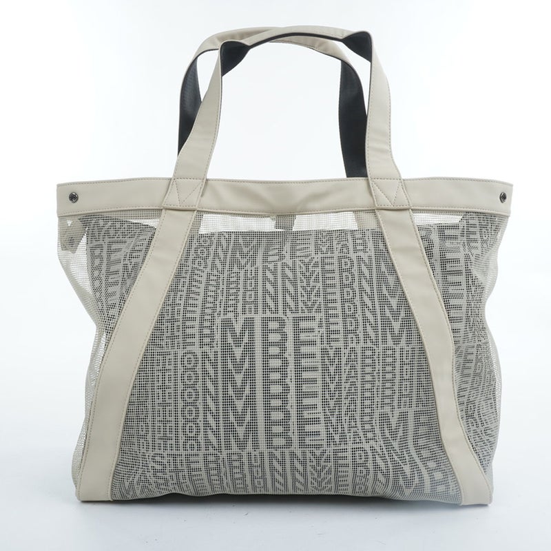 MASTER BUNNY EDITION マスターバニーエディション メンズ レディース ユニセックス リピートロゴメッシュトートBAG MBMG62FF ベージュ 詳細10
