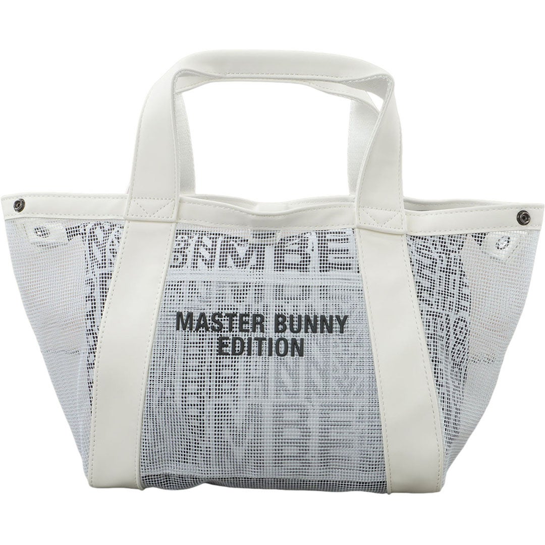 MASTER BUNNY EDITION マスターバニーエディション メンズ レディース ユニセックス リピートロゴメッシュカートBAG MBMG62GF ホワイト 詳細1