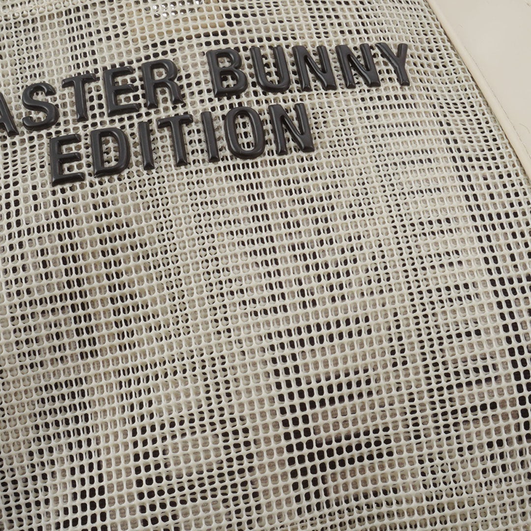 MASTER BUNNY EDITION マスターバニーエディション メンズ レディース ユニセックス リピートロゴメッシュカートBAG MBMG62GF ベージュ 詳細4