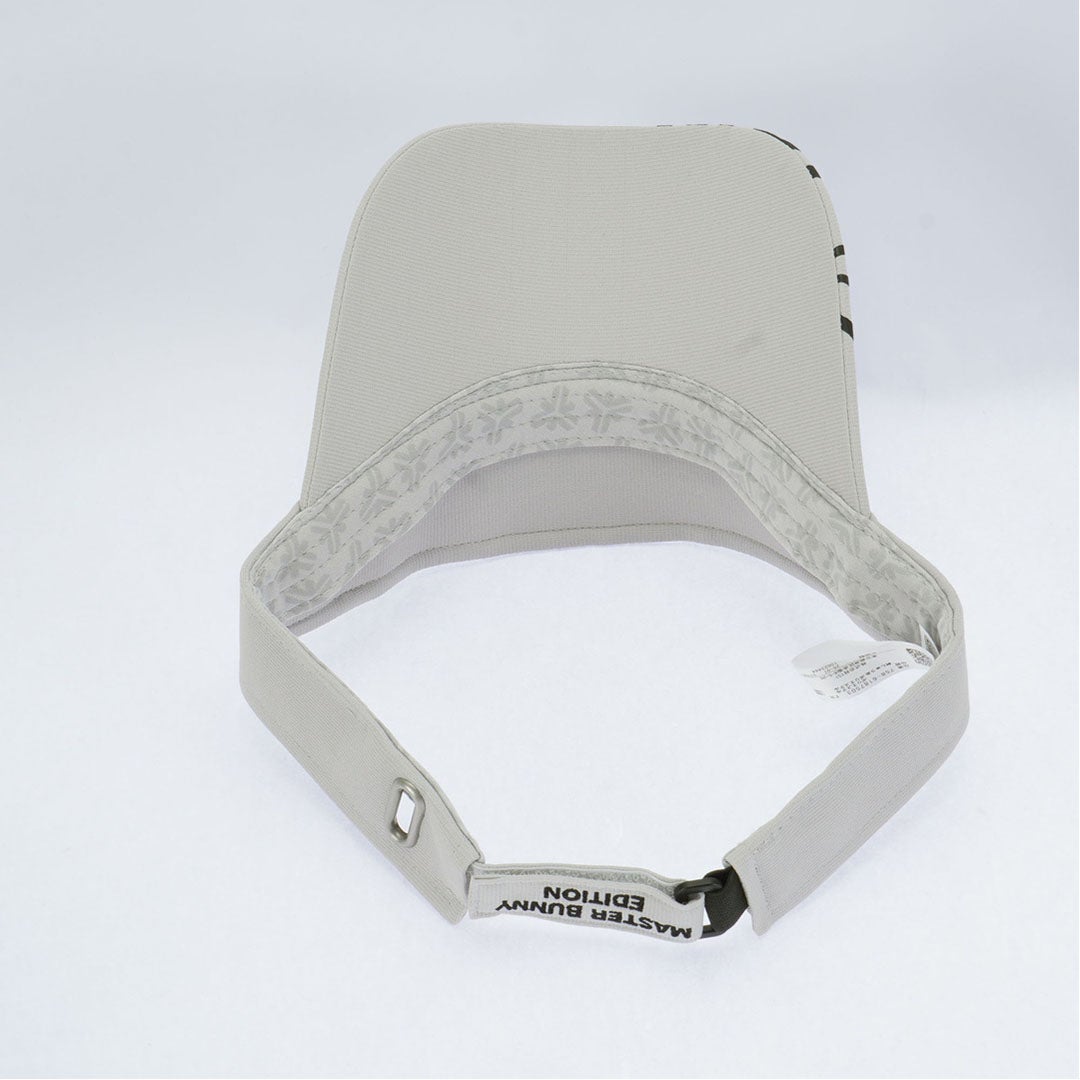 MASTER BUNNY EDITION [マスターバニーエディション]ユニセックス 見切りロゴ氷撃VISOR グレー　詳細4