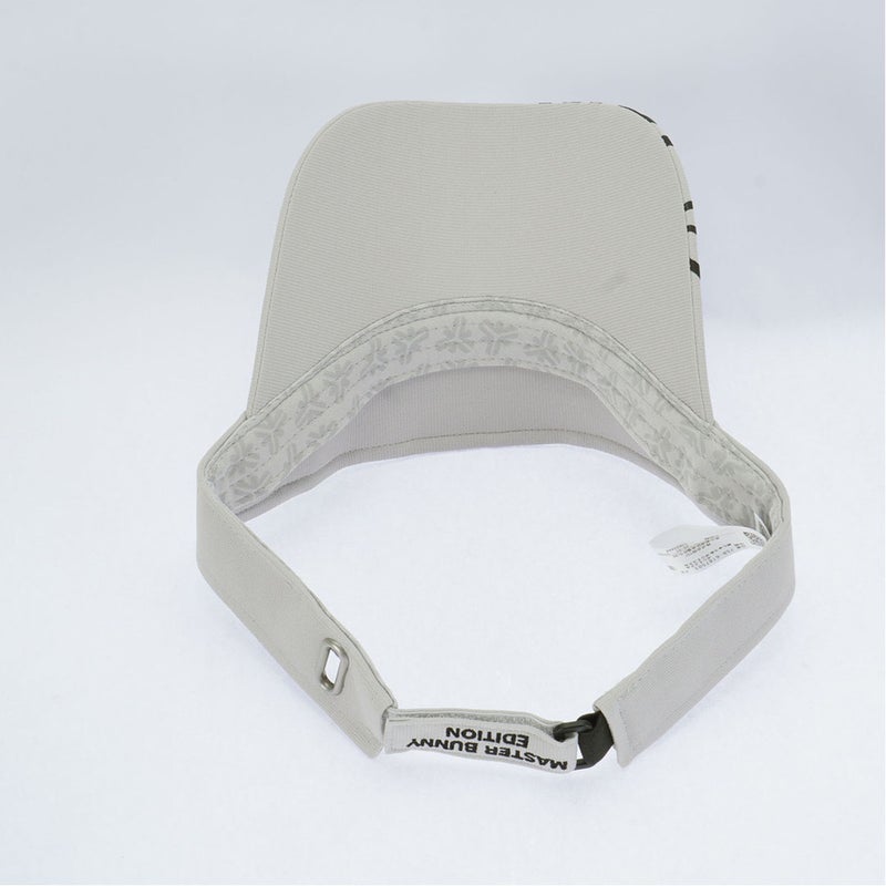 MASTER BUNNY EDITION [マスターバニーエディション]ユニセックス 見切りロゴ氷撃VISOR グレー　詳細4