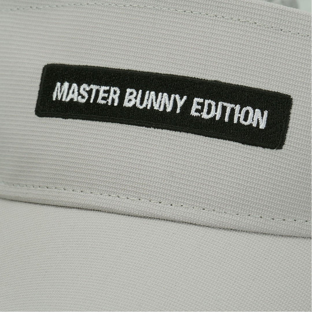 MASTER BUNNY EDITION [マスターバニーエディション]ユニセックス 見切りロゴ氷撃VISOR グレー　詳細5