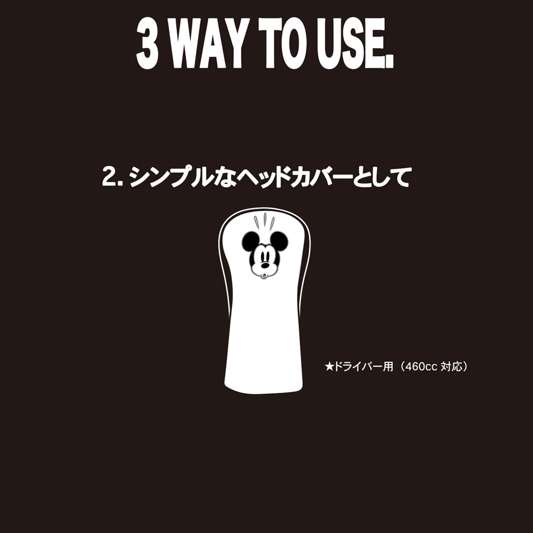 ディズニー DISNEY メンズ レディース ユニセックス DISNEY GOLF DISNEY HC W/POUCH #1W XYMG6SH4 詳細9