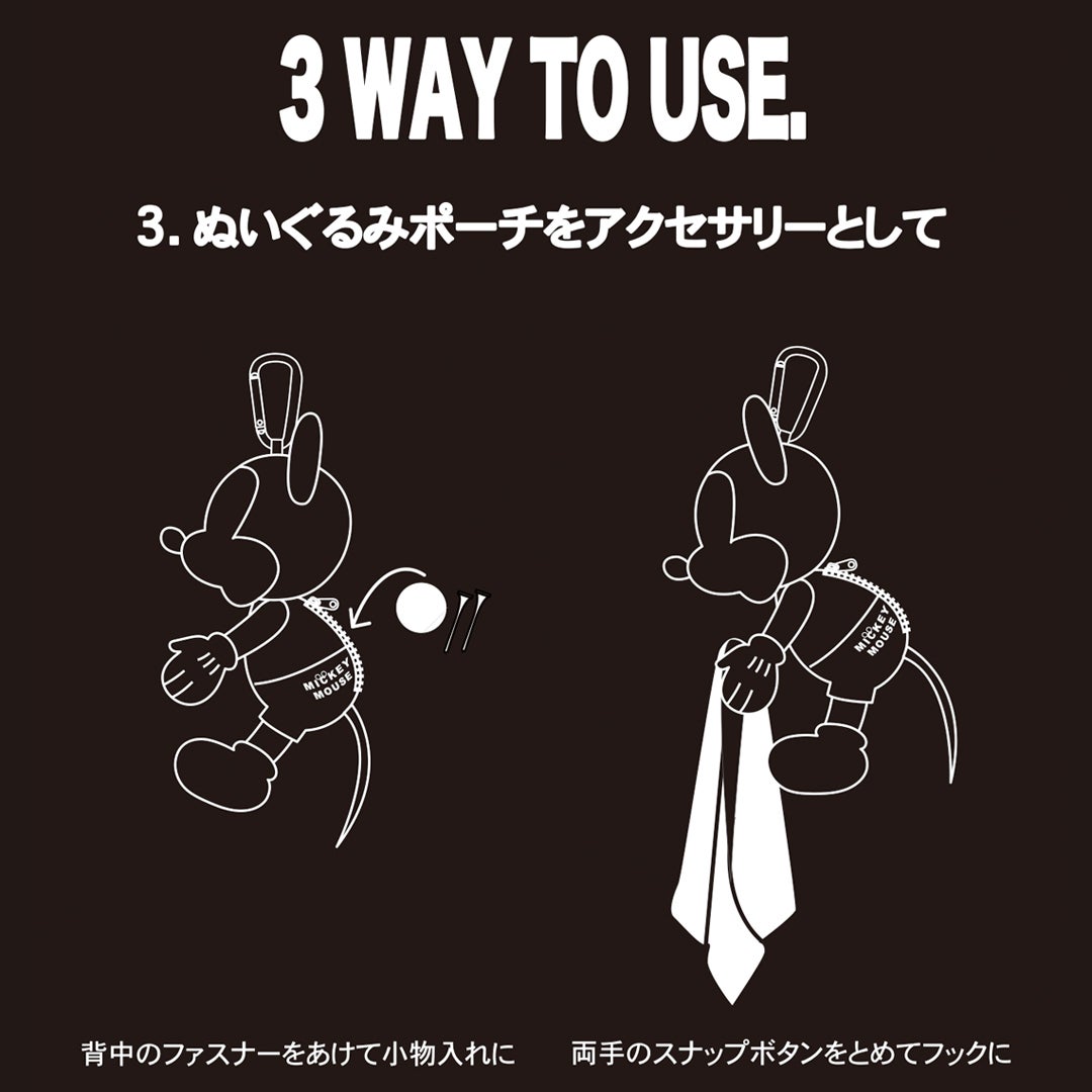 ディズニー DISNEY メンズ レディース ユニセックス DISNEY GOLF DISNEY HC W/POUCH #1W XYMG6SH4 詳細10