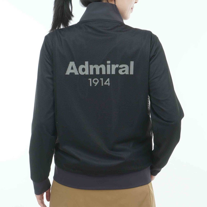 [アドミラル ゴルフ]　Admiral GOLF　レディース メッシュレイヤード ウィンドジャケット　ブラック　詳細2