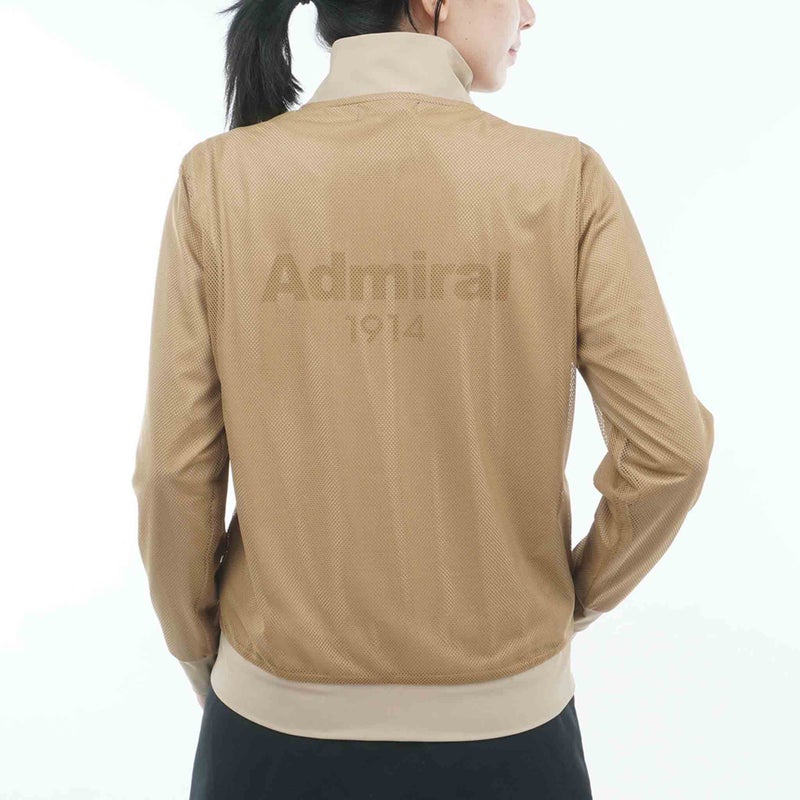 [アドミラル ゴルフ]　Admiral GOLF　レディース メッシュレイヤード ウィンドジャケット　サンドベージュ　詳細2