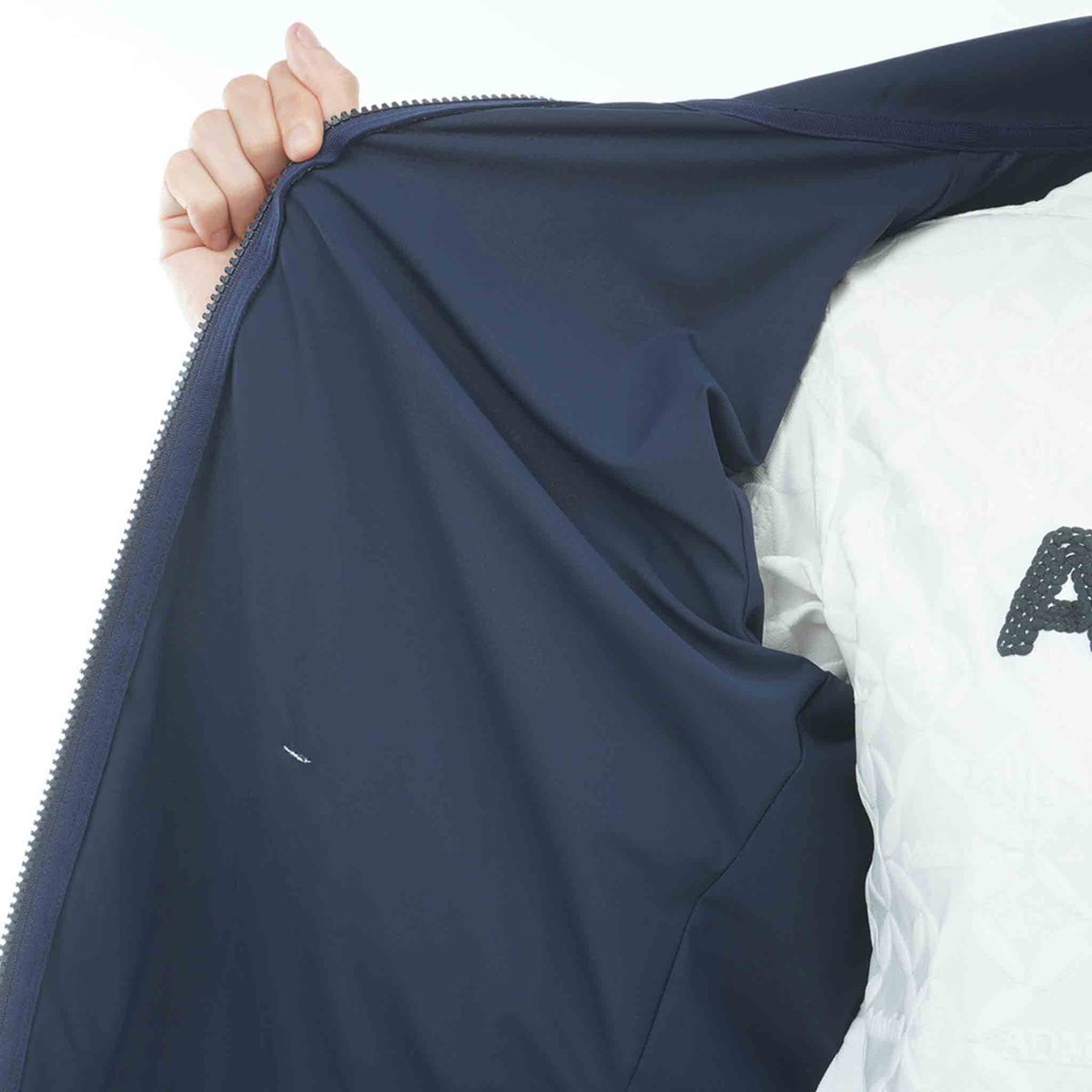 [アドミラル ゴルフ]　Admiral GOLF　レディース メッシュレイヤード ウィンドジャケット　オフホワイト　詳細10