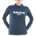  [アドミラル ゴルフ]　Admiral GOLF　レディース ダマスク柄 ジャガード モックシャツ  ADLA652 ネイビー　詳細