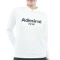  [アドミラル ゴルフ]　Admiral GOLF　レディース ダマスク柄 ジャガード モックシャツ  ADLA652 オフホワイト　詳細