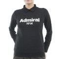  [アドミラル ゴルフ]　Admiral GOLF　レディース ダマスク柄 ジャガード モックシャツ  ADLA652 ブラック　詳細