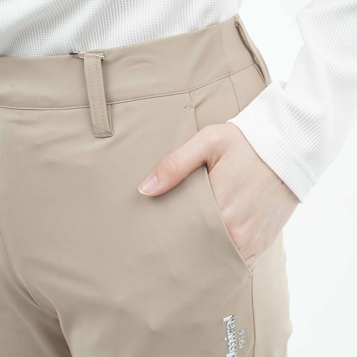 [アドミラル ゴルフ]　Admiral GOLF　レディース 撥水ストレッチ アンクルジョガー　サンドベージュ　詳細6