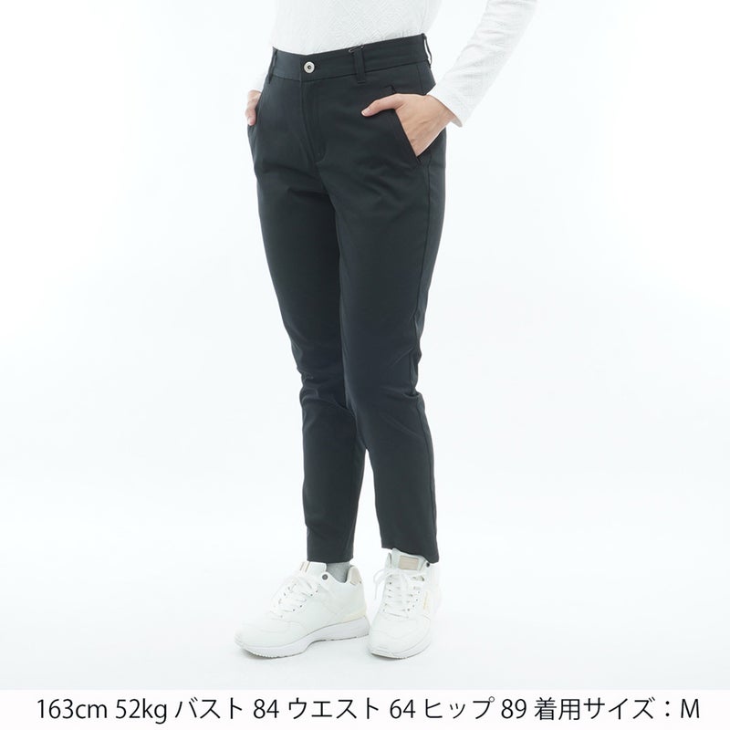  [アドミラル ゴルフ]　Admiral GOLF　レディース 4WAYストレッチ アンクルパンツ  ADLA660 ブラック　詳細1