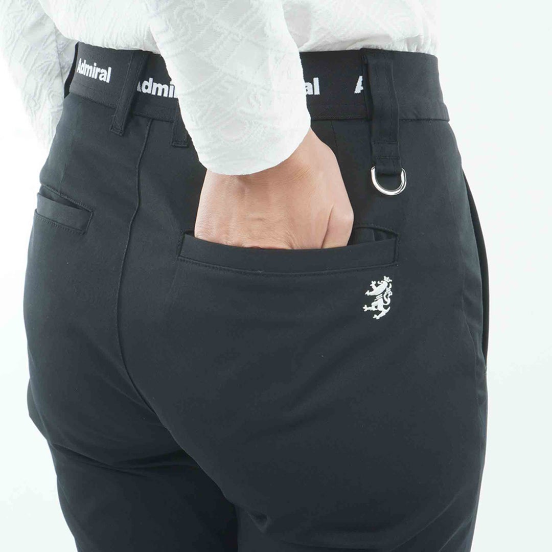  [アドミラル ゴルフ]　Admiral GOLF　レディース 4WAYストレッチ アンクルパンツ  ADLA660 ブラック　詳細6