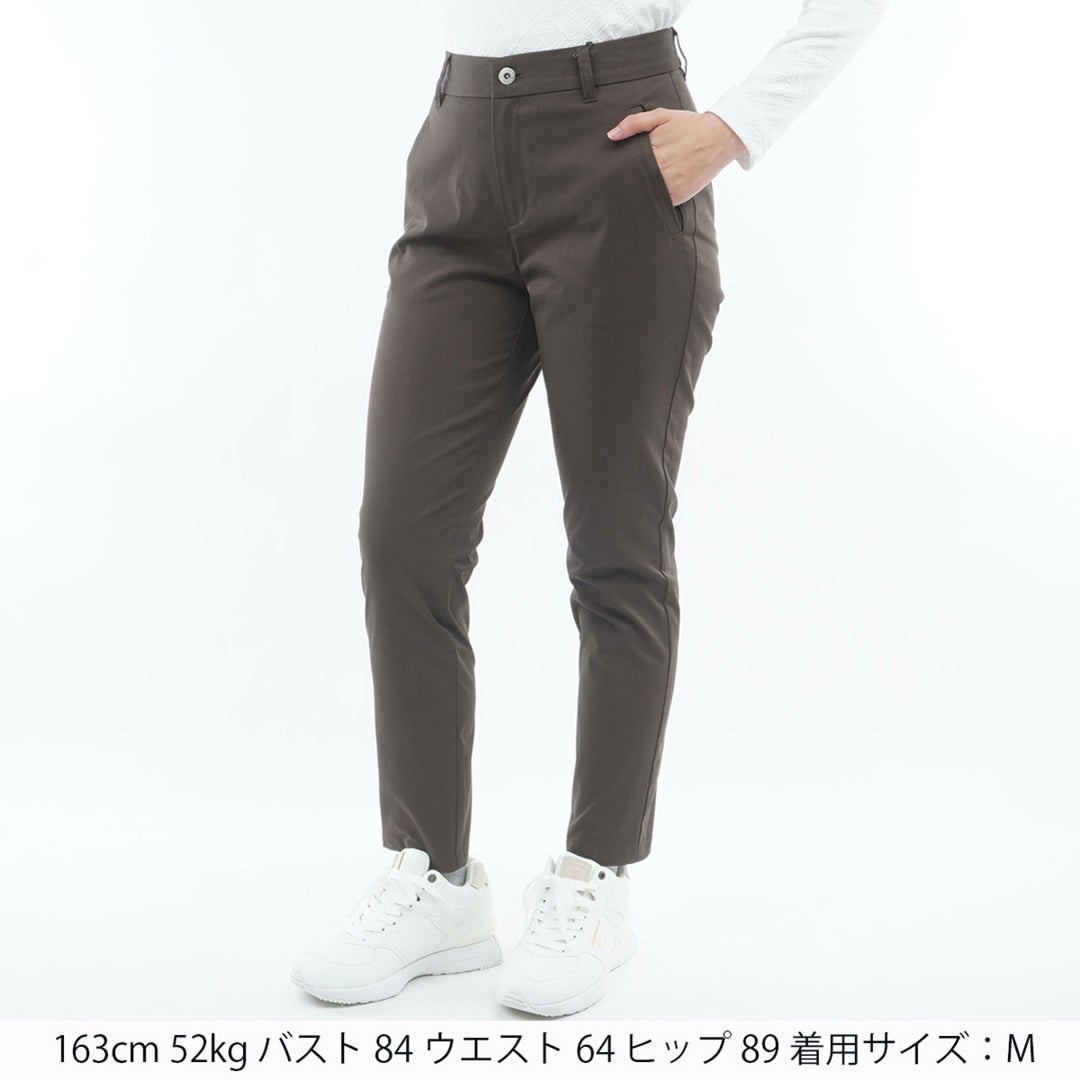  [アドミラル ゴルフ]　Admiral GOLF　レディース 4WAYストレッチ アンクルパンツ  ADLA660 ブラウン　詳細1