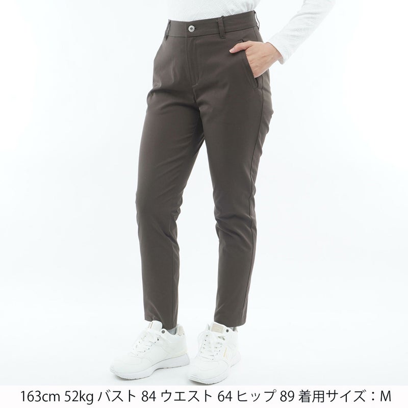  [アドミラル ゴルフ]　Admiral GOLF　レディース 4WAYストレッチ アンクルパンツ  ADLA660 ブラウン　詳細1