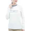 [アドミラル ゴルフ] Admiral GOLF レディース カラタッチ 長袖モックシャツ ADLA661 ホワイト　詳細
