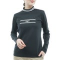 [アドミラル ゴルフ] Admiral GOLF レディース カラタッチ 長袖モックシャツ ADLA661 ブラック　詳細