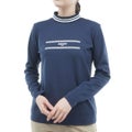 [アドミラル ゴルフ] Admiral GOLF レディース カラタッチ 長袖モックシャツ ADLA661 ネイビー　詳細