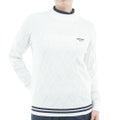 [アドミラル ゴルフ]　Admiral GOLF　レディース ケーブル ボトルネックセーター　ADLA663　オフホワイト　詳細