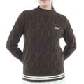 [アドミラル ゴルフ]　Admiral GOLF　レディース ケーブル ボトルネックセーター　ADLA663　ブラウン　詳細