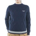 [アドミラル ゴルフ]　Admiral GOLF　レディース ケーブル ボトルネックセーター　ADLA663　ネイビー　詳細