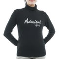 [アドミラル ゴルフ] Admiral GOLF レディース スエード起毛 タートルネックシャツ ADLA665 ブラック　詳細
