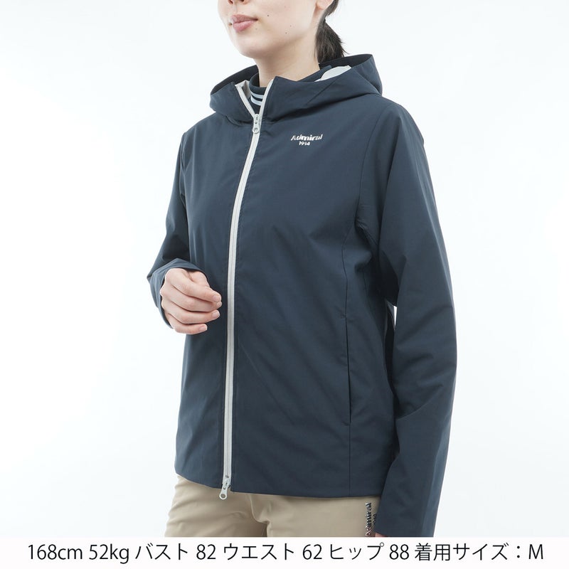 [アドミラル ゴルフ] Admiral GOLF レディース エアポカ 中綿ジャケット ADLA668 ネイビー　詳細1